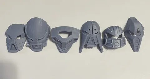 3D Printed Bionicle Mask-The Undestined