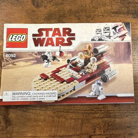 LEGO Star Wars (8092) Luke's Landspeeder Instruction Manual 2010