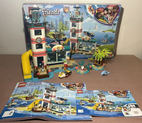 LEGO Friends 41380-Lighthouse Rescue Center 100% Complete w/ box&inst. Retired