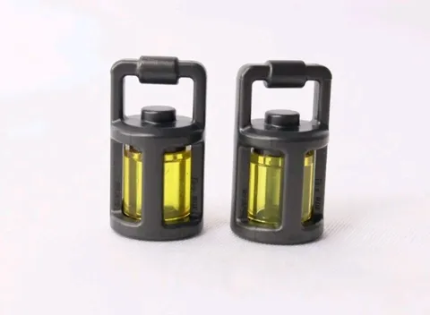 LEGO 2 x Lantern Light Lamp Minifigure Black
