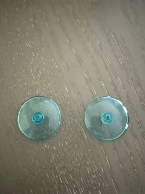 LEGO Dish 4 x 4 (Open Stud) (35394) Transparent Light Blue 2 Pcs