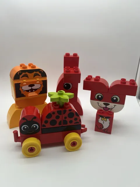 LEGO DUPLO Animals - dog, tiger, bunny, ladybug - Toddler Toy
