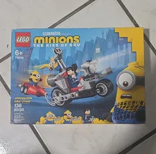 LEGO Minions Rise of Gru Unstoppable Bike Chase 75549 Brick Set 136 pcs 6+