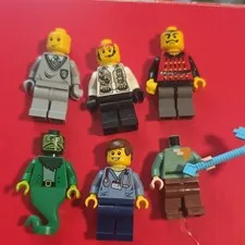 LEGO Minifigure Lot of 6 - Ghost Nurse Assorted Mixed Characters
