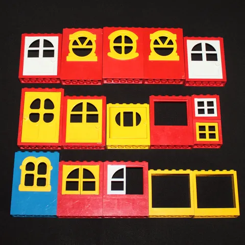 Vintage LEGO Fabuland Windows and Doors Lot