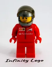 LEGO F14 T & Scuderia Ferrari Truck Race Car Pilot Minifigure Racing (75913)