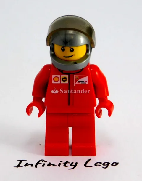 LEGO F14 T & Scuderia Ferrari Truck Race Car Pilot Minifigure Racing (75913)