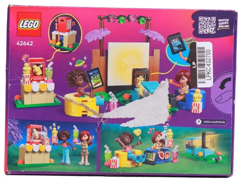 LEGO Friends Friendship Movie Night Pretend Play Building Toy - Interactive Stor