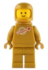 LEGO Classic Space / Astronaut Minifigure (idea230) Pearl Gold from set 21358
