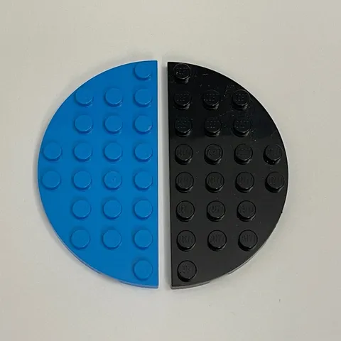 Lego 22888 Black Blue Replacement Parts Pieces Lot of 2