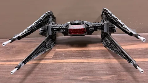 LEGO Star Wars: Kylo Ren's TIE Fighter (75179) Build Only. No Minifigs.