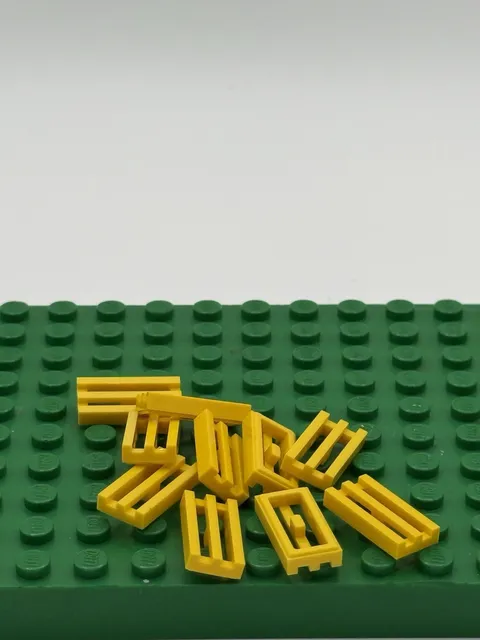 Lego Grill Grate Plates 1x2 Yellow Replacement Part #2412 Lot of 10 #2412b 1727