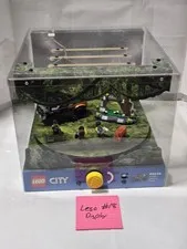 LEGO City 60426 Jungle Explorer Truck Lighted Store Display Case Clear Plastic