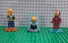 Lego Thanos and Ironman Minifigures Marvel 76170