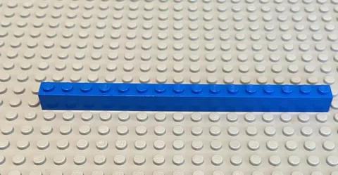 LEGO 1x16 Blue Brick