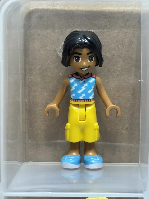 LEGO Minifigure - Friends Nabil - Medium Azure Top - No frnd0710 - QTY 1