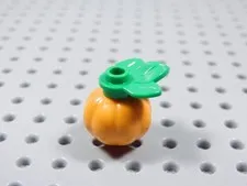 LEGO Orange Pumpkin w/ Leaf Food Minifig BS