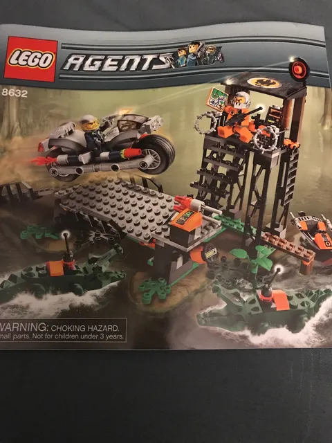 LEG0 Instructions ONLY NO Bricks LEGO Agents 8632