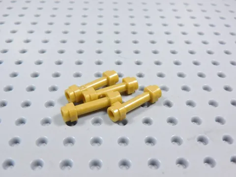 LEGO Lot of 4 Pearl Gold Extended Hilts Weapon Minifig AZ