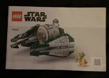 LEGO 75360 Star Wars Instruction Manual ONLY Yoda Jedi Starfighter