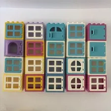 Lego Duplo Doors Windows Lot Of 20