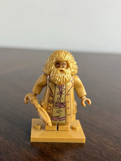 Lego Rubeus Hagrid 20th Anniversary Pearl Gold Minifigure MINT hp324 76391