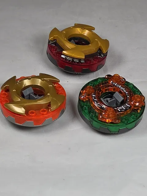 Lego Ninjago Spinjitzu Spinner Lot Of 3, 2010/ 2012, Chokan Weapon