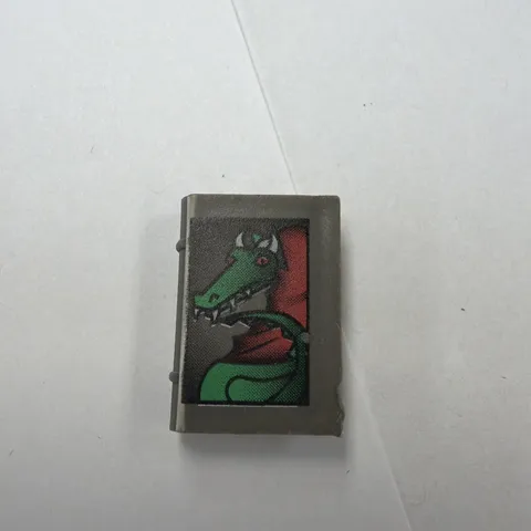 LEGO Piece Part HARRY POTTER Minifig Accessory Gray Book Dragon + Spider Pattern