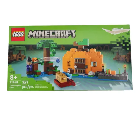 New Factory Sealed LEGO 21248 Minecraft: The Pumpkin Farm Retired