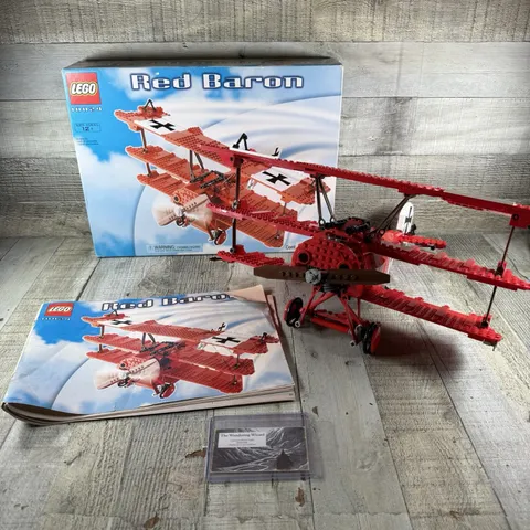LEGO Creator Expert: Red Baron (10024) - With Box and Manual Assembled Once Read