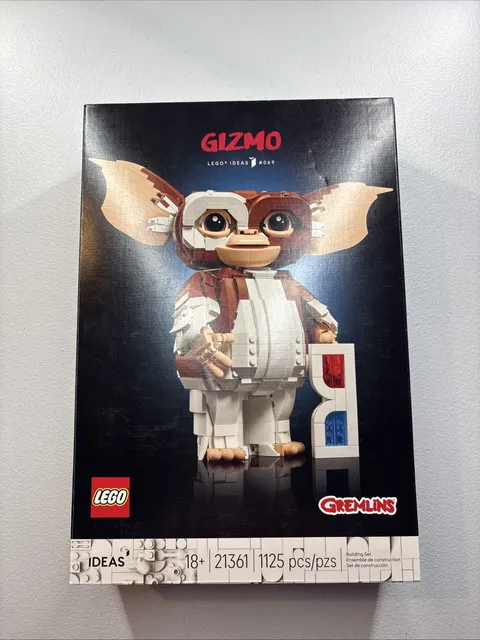 Lego Ideas Build Set #21361 Gremlins Gizmo, 1125 Pieces - Brand New