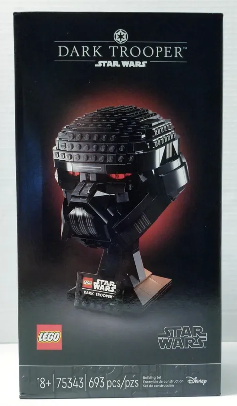 Lego Star Wars 75343 Dark Trooper Helmet.  Retired New And Factory Sealed
