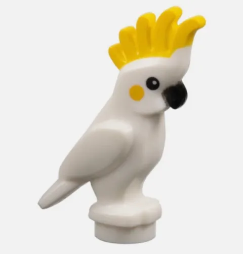 Lego Cockatoo Bird - Yellow Feathers - Animal Pet Pirate