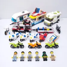 Lego City Vehicle And Minifigure Lot Bundle 60253 4433 7639 4435