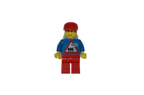 Lego® TRAIN Railway 9V RC Minifig Worker ( Locomotive Shirt )
