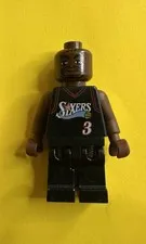 LEGO Allen Iverson Minifigure #3 3564 NBA Philadelphia 76ers CMF Rare 1711