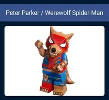 LEGO: Peter Parker - Werewolf Spider-Man Minifig (SEALED) Box