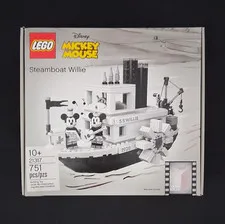 New Factory Sealed LEGO Disney Steamboat Willie 21317 Mickey Mouse Minnie Mouse