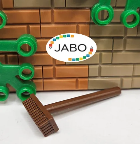 (S10 / 16 / 8) Lego 3836 Utensil Tool Utensil Push Broom Broom Reddish Brown