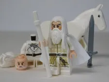 LEGO Lord of The Rings ULTIMATE Gandalf the White w/Shadowfax! - 11377 & 79007