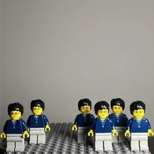 LEGO Harry Potter Minifigure Sand Dark Blue Jacket 4727 HP033 Lot Of 6 - 2E