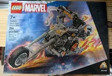 LEGO Marvel Ghost Rider Mech & Bike Set 76245, 264 Pieces