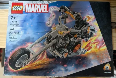 LEGO Marvel Ghost Rider Mech & Bike Set 76245, 264 Pieces