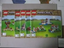 Lego Minecraft Building Instructions Instruction 21135 Part 1-5 Part 1 Thru 5