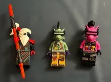 LEGO NINJAGO Prime Empire Minifig Lot (3) UNAGAMI, Hausner & Richie