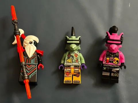 LEGO NINJAGO Prime Empire Minifig Lot (3) UNAGAMI, Hausner & Richie