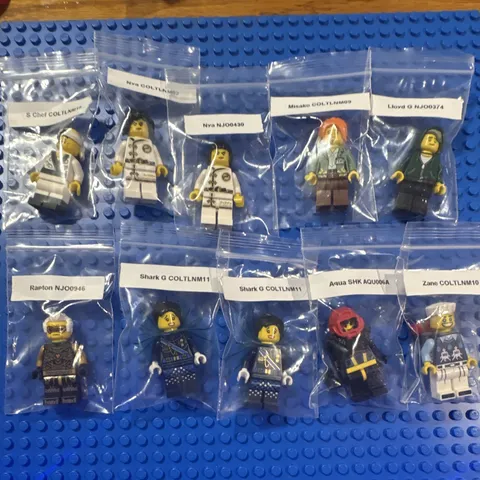 LEGO NINJAGO Nya COLTLNM02 Misako COLTLNM09 Lloyd NJ00374 Zane COLTLNM10 Lot
