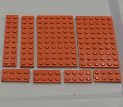 LEGO Orange Parts Blocks Pieces Elements Lot