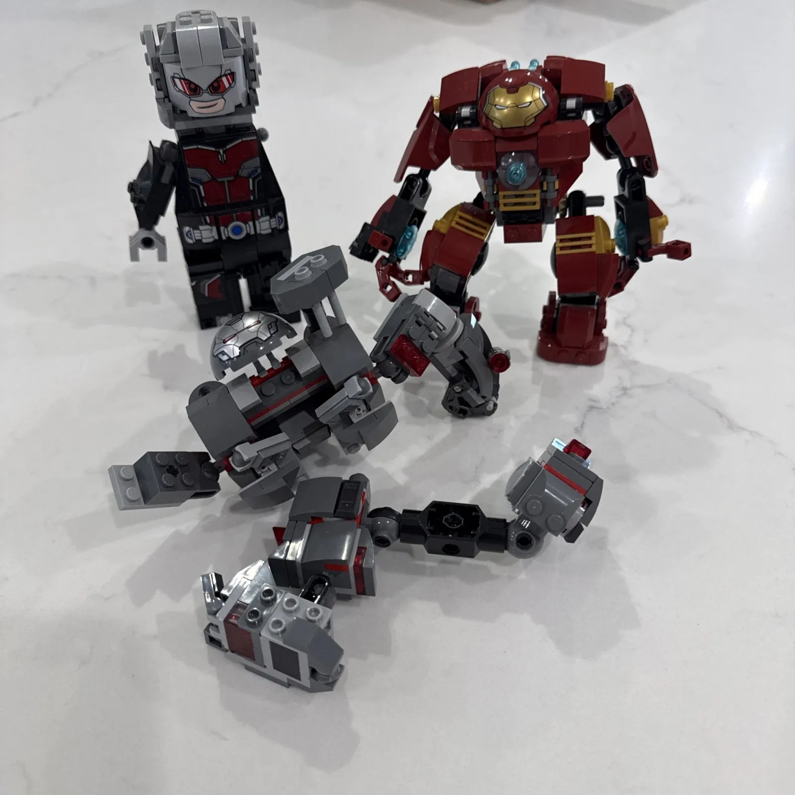 Lego Parts Lot 76051, 76031, 76124 Giant Man Hulkbuster War Machine Incomplete