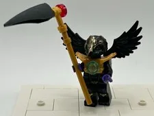 LEGO Rawzom raven minifigure gold armor Legends of Chima 70006 loc019